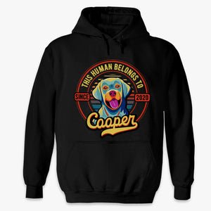 Proudly Owned By Dog Pop Art - Dog Personalized Custom Unisex T-shirt, Hoodie, Sweatshirt - Gift For Pet Owners, Pet Lovers