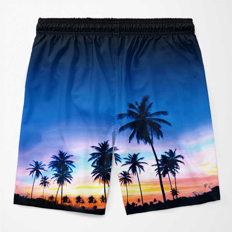 Custom Photo Summer Time - Funny Personalized Custom Tropical Hawaiian Aloha Couple Beach Shorts - Summer Vacation Gift, Birthday Party Gift For Husband Wife