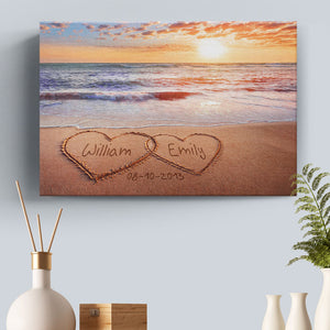 You Are My Everything - Couple Personalized Custom Horizontal Canvas - Gift For Husband Wife, Anniversary