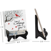 I'm Always With You - Memorial Square Shaped Ceramic Plaque With Stand - Sympathy Gift, Gift For Family Members