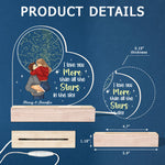 Custom Name Starry Sky Couple Gifts - Personalized 3D LED Light