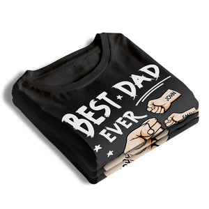 The Best Papa Ever - Family Personalized Custom Unisex T-shirt, Hoodie, Sweatshirt - Father's Day, Birthday Gift For Dad, Grandpa