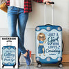 Just A Girl Who Loves Cruising - Personalized Luggage Cover