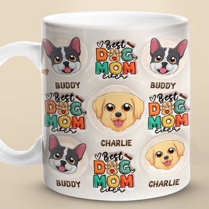 We're Awesome - Dog Personalized Custom 3D Inflated Effect Printed Mug - Christmas Gift For Pet Owners, Pet Lovers