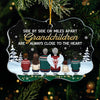 There Is No Greater Gift Than Grandchildren - Family Personalized Custom Ornament - Acrylic Benelux Shaped - Christmas Gift For Family Members