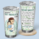 Custom Name First Father's Day Gifts for Daddy - Personalized Tumbler