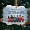 The Love Between Brothers & Sisters Is One Of Life's Greatest Blessings - Family Personalized Custom Ornament - Wood/Aluminum Benelux Shaped - New Arrival Christmas Gift For Siblings, Brothers, Sisters