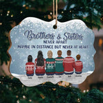 Custom Name Christmas Brothers and Sisters Gifts - Personalized Ornament