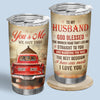 Thank You For Coming Into My Life - Couple Personalized Custom Tumbler - Gift For Husband Wife, Anniversary