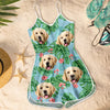 Custom Photo Summer Is Comming To Town - Dog & Cat Personalized Custom Sleeveless Romper - Gift For Pet Owners, Pet Lovers