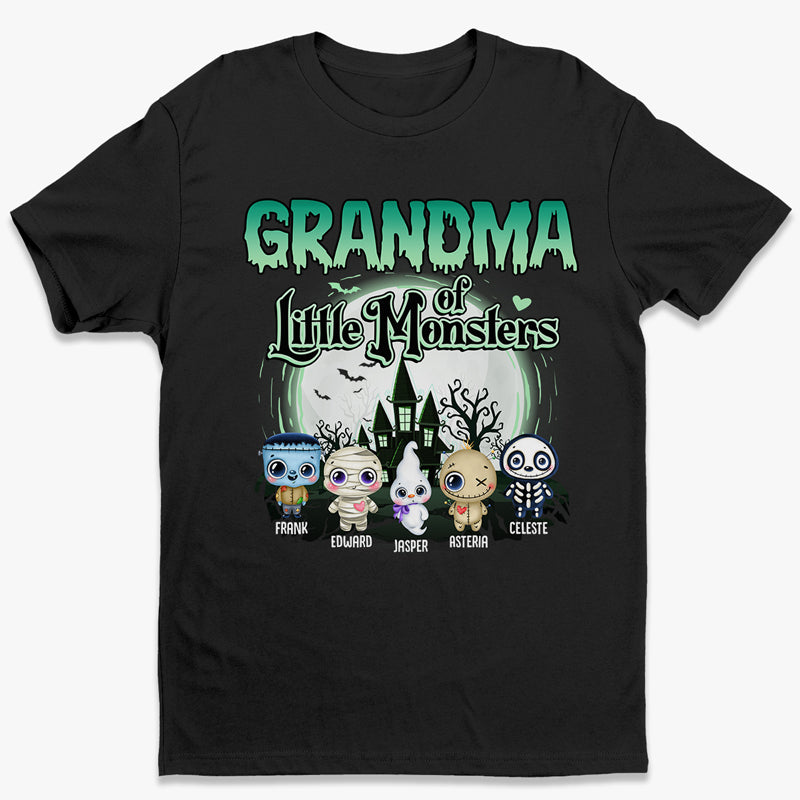grandma's little monsters Grandma Of These Little Monsters - Personalized Unisex T-Shirt, Hoodie