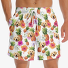 Custom Photo Let's Go To The Beach - Dog & Cat Personalized Custom Tropical Hawaiian Aloha Men Beach Shorts - Summer Vacation Gift, Birthday Party Gift For Pet Owners, Pet Lovers