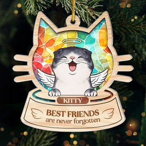 Never Forgotten - Cat Personalized Custom Ornament - Acrylic Custom Shaped - Christmas Gift For Pet Owners, Pet Lovers