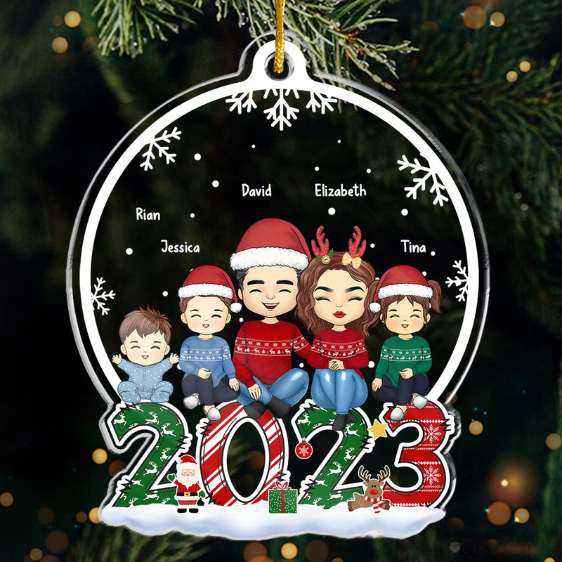 Family Is A Special Gift - Family Personalized Custom Ornament - Acrylic Custom Shaped - Christmas Gift For Family Members