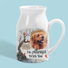Custom Photo A Symbol Of A Life And Love Remembered - Memorial Personalized Custom Home Decor Flower Vase - Sympathy Gift For Pet Owners, Pet Lovers