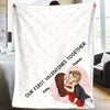 Let's Make This Last Forever - Couple Personalized Custom Blanket - Valentine Gift For Husband Wife, Anniversary, First Valentines Together