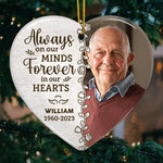 Custom Photo Memorial Christmas Gifts - Personalized Ceramic Ornament