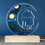 Custom Name Romantic Couple Gifts - Personalized 3D LED Light