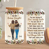 You Are Doing Your Best - Family Personalized Custom Glass Cup, Iced Coffee Cup - Gift For Mom, Daughter