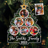 Custom Photo Home Sweet Home - Family Personalized Custom Ornament - Acrylic Custom Shaped - Christmas Gift For Family Members