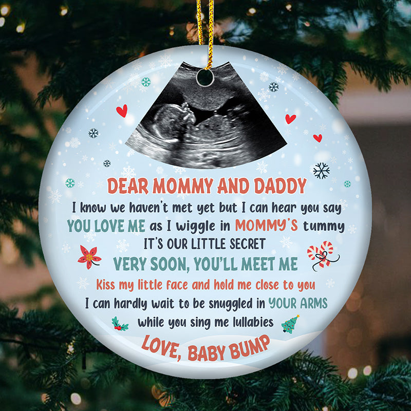 Personalized First Time Mom Christmas Gifts From the Bump Photo