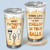 From Your Best Kids - Family Personalized Custom Tumbler - Father's Day, Birthday Gift For Dad