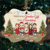 We'll Be Connected - Bestie Personalized Custom Ornament - Wood Benelux Shaped - Christmas Gift For Best Friends, BFF, Sisters