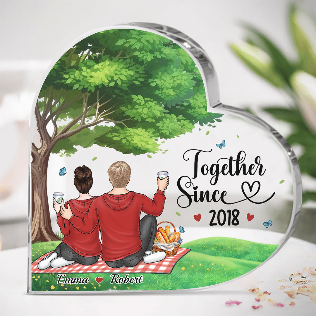 Gift For Husband I Can't Live Without You Acrylic Square Plaque - An