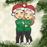 Custom Name Christmas Couple Gifts - Personalized Ornament