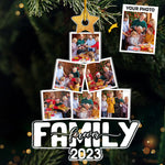 Custom Photo Family Christmas Gifts - Personalized Ornament