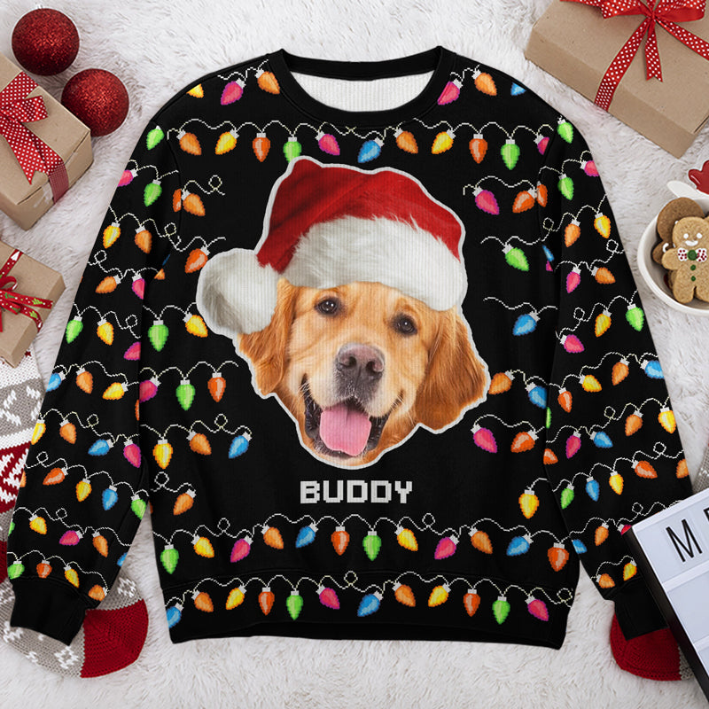 A Property of My Dogs - Personalized Custom Ugly Sweatshirt, Ugly Sweater, Wool Sweatshirt, All-Over-Print Sweatshirt - Gift for Dog lovers, Pet lovers