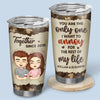 Congrats On Being My Husband You Lucky Bastard - Couple Personalized Custom Tumbler - Gift For Husband Wife, Anniversary