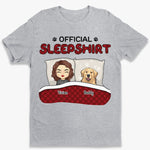 Official Sleepshirt - Dog & Cat Personalized Custom Unisex T-shirt, Hoodie, Sweatshirt - Gift For Pet Owners, Pet Lovers