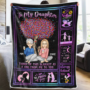 My Life My Strength My Everything - Family Personalized Custom Blanket - Christmas Gift From Mom