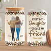 Parfois, on oublie qu'on est génial - Tasse en verre personnalisée pour la famille, tasse à café glacé - Cadeau pour maman, fille