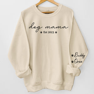 Nice To Meet You, My Fur Babies - Dog & Cat Personalized Custom Unisex Sweatshirt With Design On Sleeve - Gift For Pet Owners, Pet Lovers