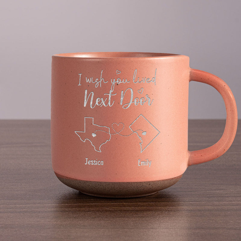 True Friends Are Like Diamonds - Bestie Personalized Custom Pottery Mug - Gift For Best Friends, BFF, Sisters