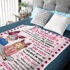 Lots Of Love Best Wishes And Hugs - Family Personalized Custom Blanket - Christmas Gift From Mom
