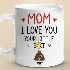 My Mom Is A Queen - Family Personalized Custom Mug - Mother's Day, Gift For Mom