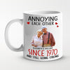 Custom Photo Another Year As My Boyfriend - Couple Personalized Custom Mug - Gift For Husband Wife, Anniversary