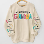 Custom Name Grandma Gifts - Personalized Sweater