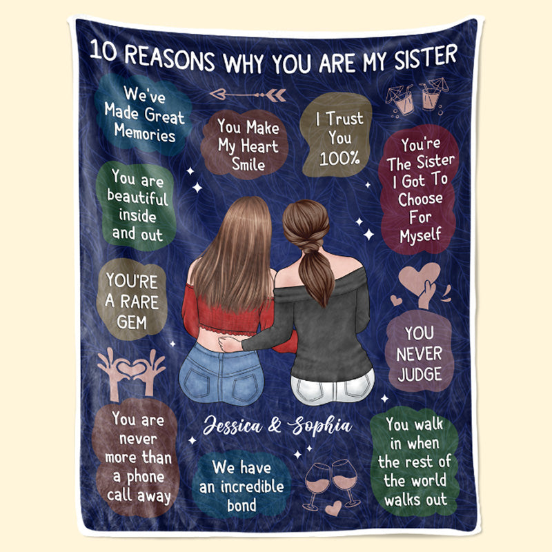 We Have An Incredible Bond - Bestie Personalized Custom Blanket - Christmas Gift For Best Friends, BFF, Sisters
