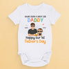You're Born To Be A Dad - Family Personalized Custom Baby Onesie - Father's Day, Baby Shower Gift, Gift For First Dad