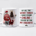 I Love You, I'm Keeping You - Couple Personalized Custom Mug - Christmas Gift For Husband Wife, Anniversary