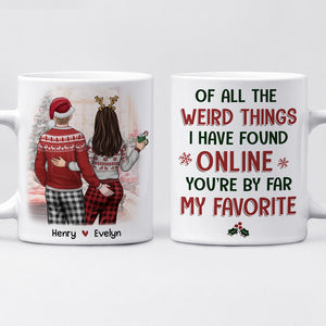 I Love You, I'm Keeping You - Couple Personalized Custom Mug - Christmas Gift For Husband Wife, Anniversary