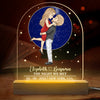 Le jour où vous avez dit oui - Lampe LED 3D personnalisée pour couple - Cadeau pour mari et femme, anniversaire