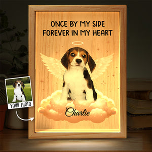 Custom Photo Forever In My Heart - Memorial Personalized Custom Frame Light Box - Sympathy Gift For Pet Owners, Pet Lovers