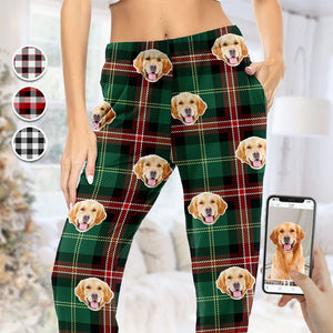 Custom Photo My Favorite Pawjama Pants - Dog & Cat Personalized Custom Face Photo Pajama Pants - Christmas Gift For Pet Owners, Pet Lovers
