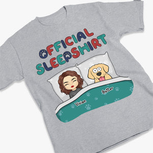 This Is Our Official Sleepshirt - Dog & Cat Personalized Custom Unisex T-shirt, Hoodie, Sweatshirt - Gift For Pet Owners, Pet Lovers