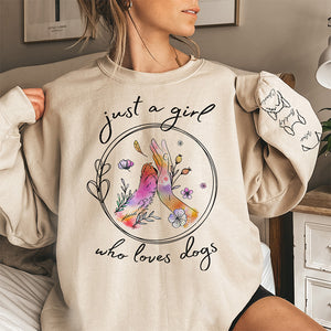 Pawsitive Vibes Only - Dog Personalized Custom Unisex Sweatshirt With Design On Sleeve - Gift For Pet Owners, Pet Lovers